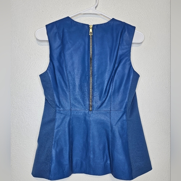 Jill Martin Leather Sleeveless Top Women's Size 6 - Picture 7 of 14